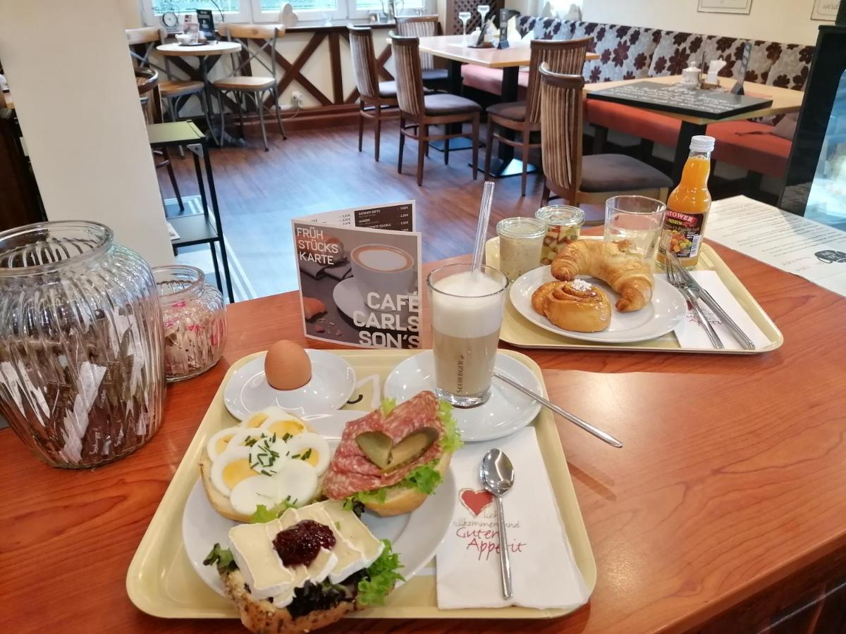 Pension Sanddorn Mit Cafe Carlssons Остзебад Бинц Екстериор снимка